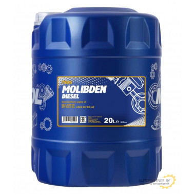 Моторное масло MANNOL MOLIBDEN DIESEL 10W40 (!!!МОТОРНОЕ МАСЛО СНЯТО С ПРОИЗВОДСТВА!!!) / MN7506-20 (20л)