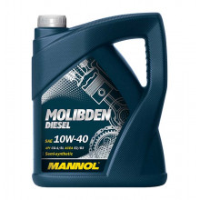 Моторное масло MANNOL MOLIBDEN DIESEL 10W40 (!!!МОТОРНОЕ МАСЛО СНЯТО С ПРОИЗВОДСТВА!!!) / MN7506-5 (5л)