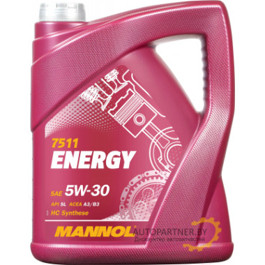 Моторное масло MANNOL ENERGY 5W30 / MN7511-5 (5л)