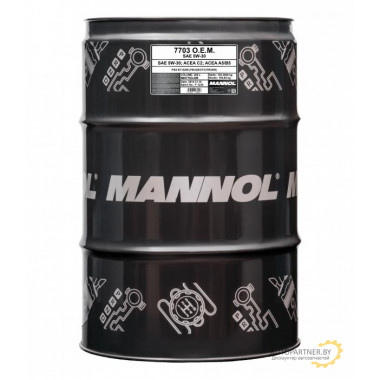 Моторное масло MANNOL FOR PEUGEOT CITROEN O.E.M. 7703 5W30(!!!МОТОРНОЕ МАСЛЯ СНЯТО С ПРОИЗВОДСТВА!!!) / MN7703-DR (208л)