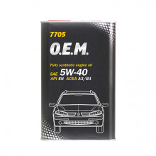 Моторное масло MANNOL FOR RENAULT NISSAN O.E.M. 7705 5W40 / MN7705-1ME (1л)