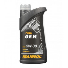 Моторное масло MANNOL FOR RENAULT NISSAN O.E.M. 7706 5W30 / MN7706-1 (1л)