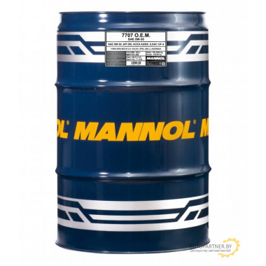 Моторное масло MANNOL FOR FORD/VOLVO 7707 O.E.M. / 99024 (208л)