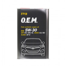 Моторное масло MANNOL FOR KOREAN CARS O.E.M. 7713 5W30 / MN7713-1ME (1л)