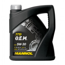 Моторное масло MANNOL FOR KOREAN CARS O.E.M. 7713 5W30 / MN7713-4 (4л)