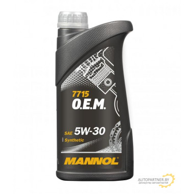 Моторное масло MANNOL LONGLIFE 504/507 5W30 (7715 O.E.M.) / 99645 (1л)