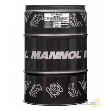 Моторное масло MANNOL FOR VAG O.E.M. 7715 LONGLIFE 504/507 5W30 / MN7715-DR (208л)
