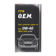 Моторное масло MANNOL FOR BMW MINI O.E.M. 7719 0W40 / MN7719-1ME (1л)