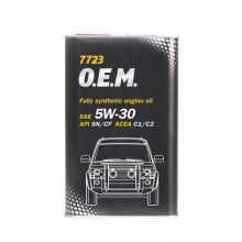 Моторное масло MANNOL FOR LAND ROVER JAGUAR O.E.M. 7723 5W30 / MN7723-1 (1л)