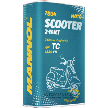 Моторное масло MANNOL 2-TAKT SCOOTER (!!!МОТОРНОЕ МАСЛО СНЯТО С ПРОИЗВОДСТВА!!!) / MN7804-1 (1)  