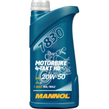 Моторное масло MANNOL 4-TAKT MOTORBIKE HD 20W50 / MN78301 (1л)