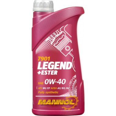 Моторное масло MANNOL LEGEND+ESTER 0W40 / 96730 (1л)