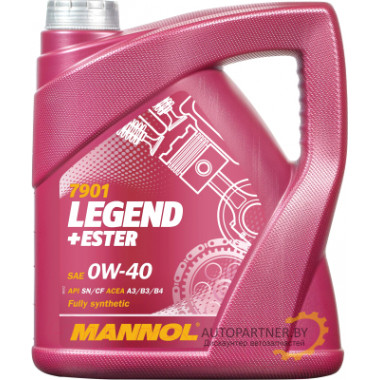 Моторное масло MANNOL LEGEND+ESTER 0W40 / 96731 (4л)