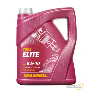Моторное масло MANNOL ELITE 5W40 / MN7903-5 (1л)