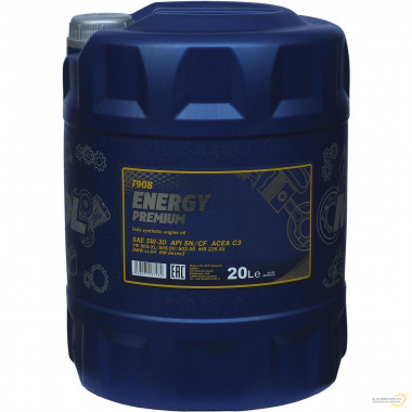 Моторное масло MANNOL ENERGY PREMIUM 5W30 / MN790820 (20л)