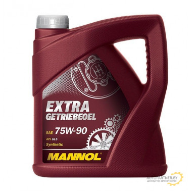 Трансмиссионное масло MANNOL Extra 75w90 GL-4/GL-5 LS 4л.