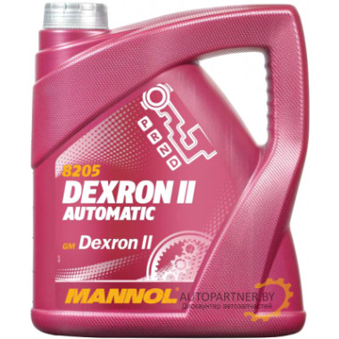 Трансмиссионное масло MANNOL ATF Dexron II D 4л.