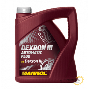 Трансмиссионное масло MANNOL ATF Dexron III 4л.