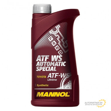 Трансмиссионное масло MANNOL ATF WS Automatic Special 1л.