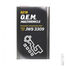 Трансмиссионное масло MANNOL 8218 ATF Multivehicle O.E.M. JWS 3309  4л METAL