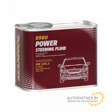 Масло трансмиссионное MANNOL 8980 PSF Mercedes(Power Steering Fluid) 500мл. MET