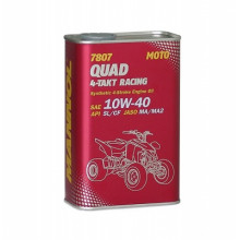 Моторное масло MANNOL 4-TAKT RACING QUAD 10W40 (!!!МОТОРНОЕ МАСЛО СНЯТО С ПРОИЗВОДСТВА!!!) / MN7807-1ME (1л) 