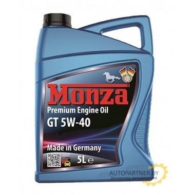Моторное масло MONZA GT 5W40 / 0145-5 (5л)
