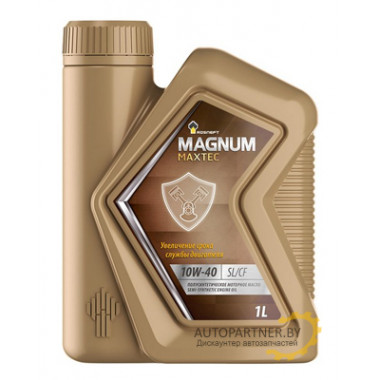 Масло моторное РОСНЕФТЬ Magnum Maxtec 10W-40 (1л) / ROSNEFT10W40MAGNUMMAXTEC1