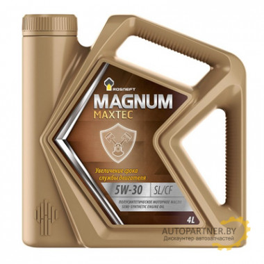 Масло моторное РОСНЕФТЬ Magnum Maxtec 5W-30 4 л / ROSNEFT5W30MAGNUMMAXTEC4