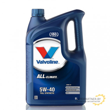 Масло моторное VALVOLINE ALL CLIMATE C3 5W-40 (5л) / 872277
