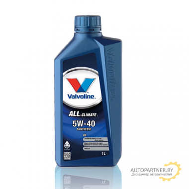 Масло моторное VALVOLINE ALL CLIMATE C3 5W-40 (1л) / 872278