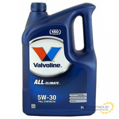 Масло моторное VALVOLINE ALL CLIMATE 5W-30 (5л) / 872286