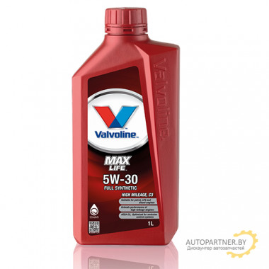 Масло моторное VALVOLINE Maxlife C3 5W-30 (1л) / 872369