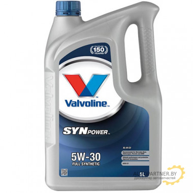 Масло моторное VALVOLINE SYNPOWER XL-III C3 5W-30 (5л) / 872375