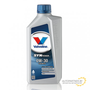 Масло моторное VALVOLINE SynPower FE 0W-30 (1л) / 881635