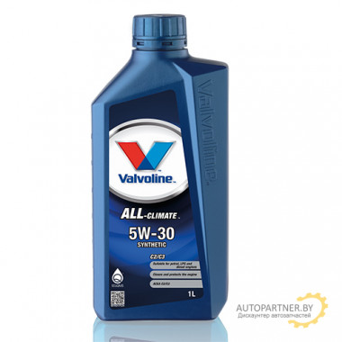 Масло моторное VALVOLINE ALL CLIMATE  C2/C3 5W-30 (1л) / 881924