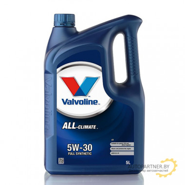 Масло моторное VALVOLINE ALL CLIMATE  C2/C3 5W-30 (5л) / 881925