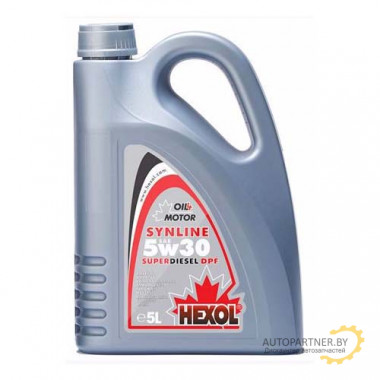 Моторное масло HEXOL SYNLINE SUPERDIESEL DPF 5W30 (5л) 