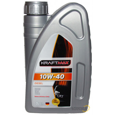 Масло моторное KRAFTMAX 10W-40 DIESEL SL/CF (1л) KM126/1