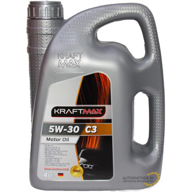 Масло моторное KRAFTMAX 5W-30 C3 DPF (4л) KM607/4