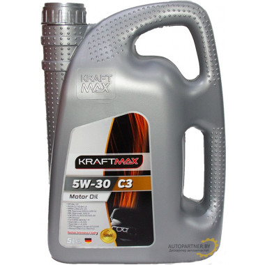 Масло моторное KRAFTMAX 5W-30 C3 DPF (5л) KM607/5