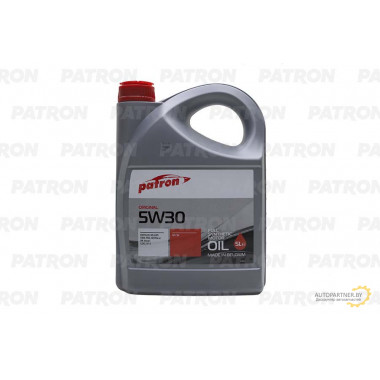 Масло моторное синтетическое PATRON 5W30 (5л) ORIGINAL
