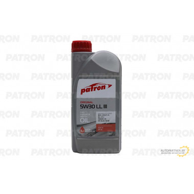 Масло моторное синтетическое PATRON 5W30 LL III (1л) ORIGINAL