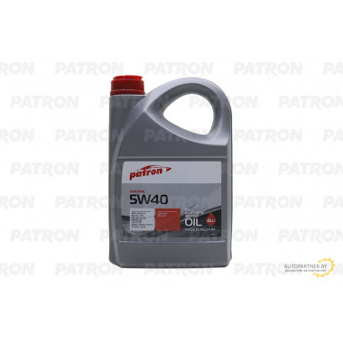 Масло моторное синтетическое PATRON 5W40 (4л) ORIGINAL