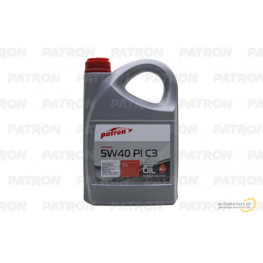 Масло моторное синтетическое PATRON 5W40 PI C3 (5л) ORIGINAL