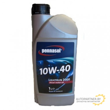PENNASOL 153282-Моторное масло Pennasol Lightrun 2000, 10W-40, (ВЫПУСКАЕТСЯ ПОД БРЕНДОМ AVISTA)