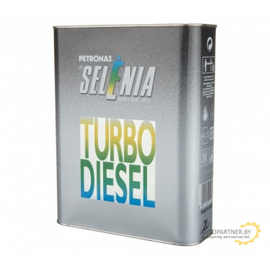PETRONAS-SELENIA 10913707 Масло моторное полусинтетическое TURBO DIESEL 10W-40, 2л