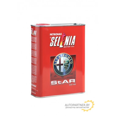 PETRONAS-SELENIA 11383701 Масло моторное синтетическое STAR 5W-40, 2л