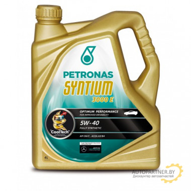 Моторное масло PETRONAS-SYNTIUM 3000 E 5W40 / 70134M12EU (5л)