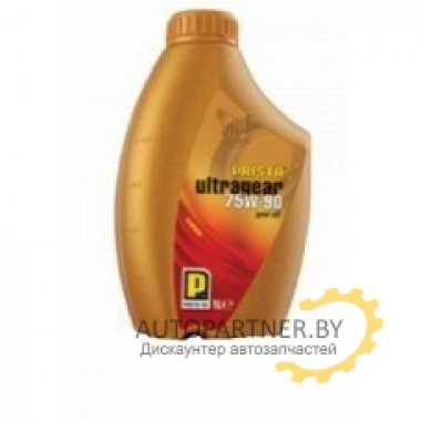 Масло трансмиссионное синтетическое PRISTA ULTRAGEAR SYNTHETIC 75W-90 1л